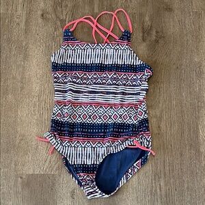 Old Navy Kids Swim One-Piece in Pink and Blue